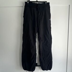 LuluLemon Athletic Dance Studio Pants With Lining Women's Size 10